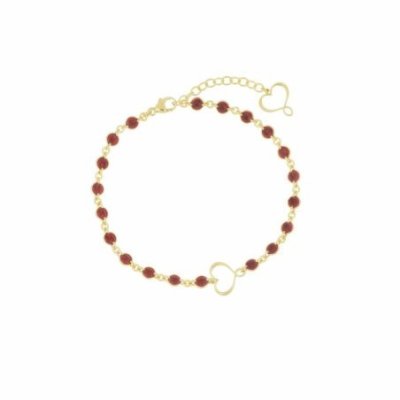 Maman Et Sophie - Bracciale M&S - Smalto Bordeaux