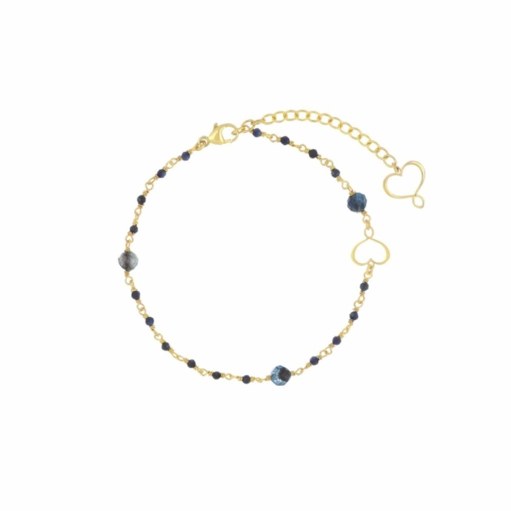 Maman Et Sophie - Bracciale Rosario - Zaffiro - Acquamarina