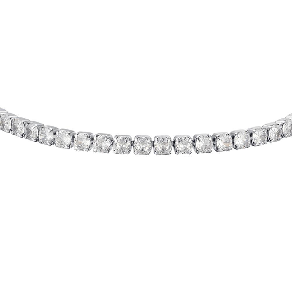 Luca Barra - Bracciale Tennis - Acciaio - Cristalli