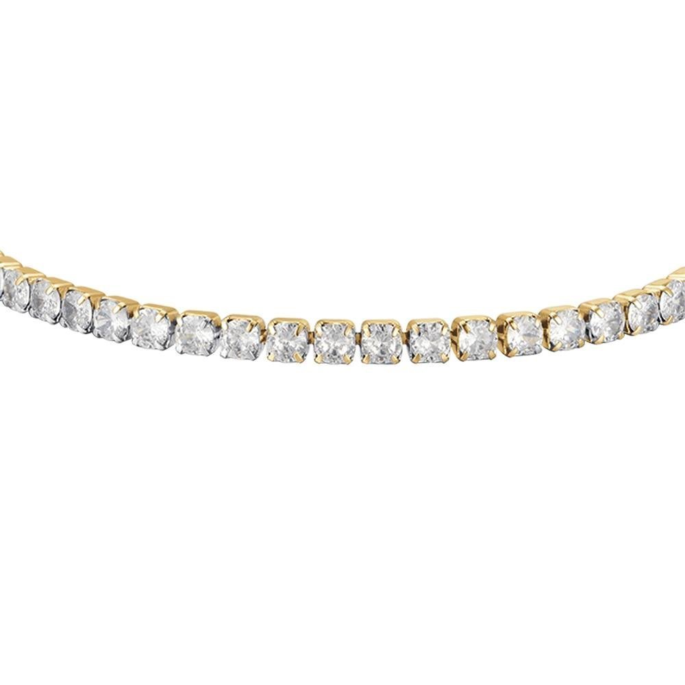 Luca Barra - Bracciale Tennis - Acciaio - Cristalli