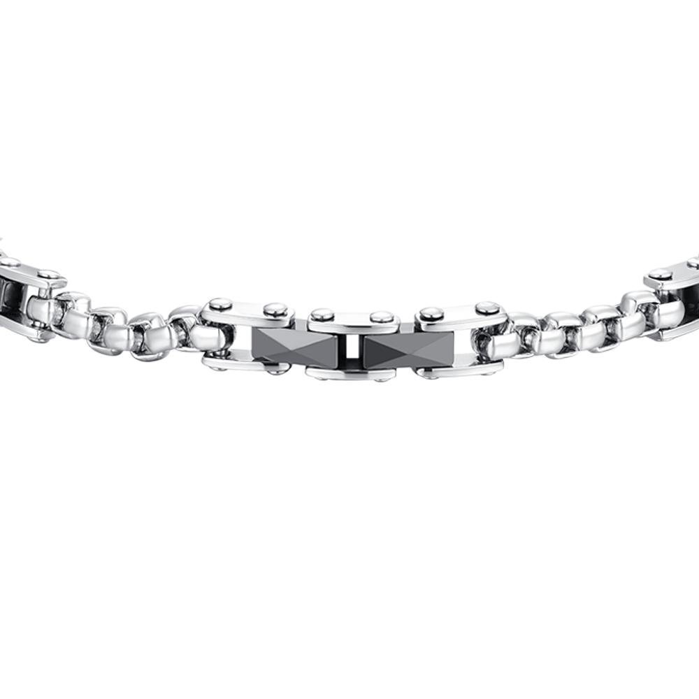 Luca Barra - Bracciale Uomo - Acciaio E Ceramica