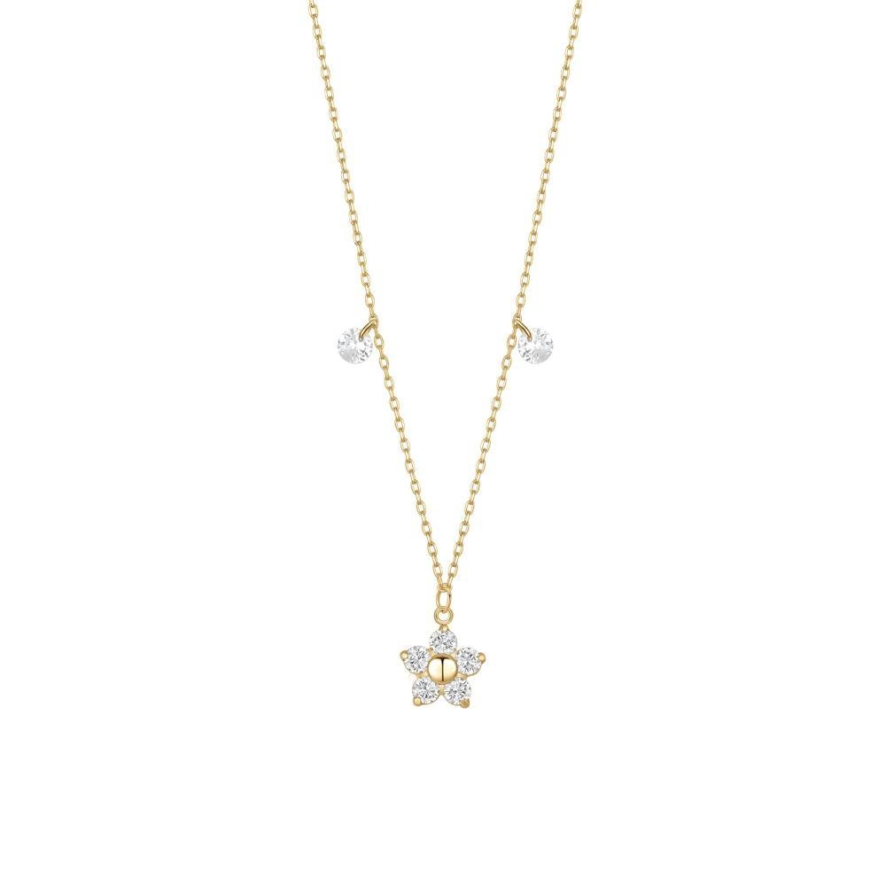Luca Barra - Collana Fiore - Acciaio - Zircone Luca Barra - Collana Fiore - Acciaio - Zircone