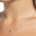 Luca Barra - Collana Stella - Acciaio - Zircone