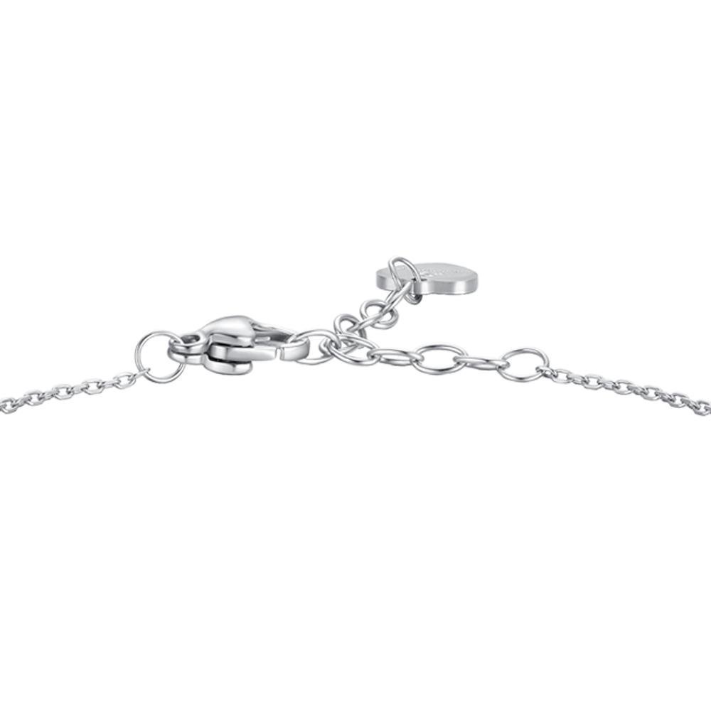 Luca Barra - Bracciale Fiore - Acciaio - Zircone Verde