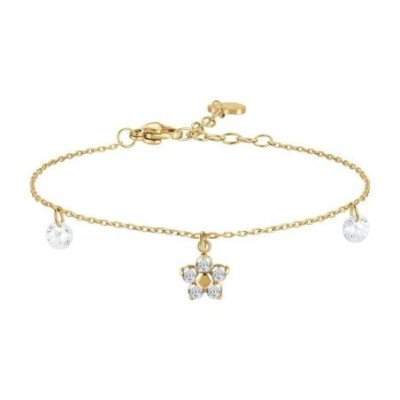 Luca Barra - Bracciale Fiore - Acciaio Oro
