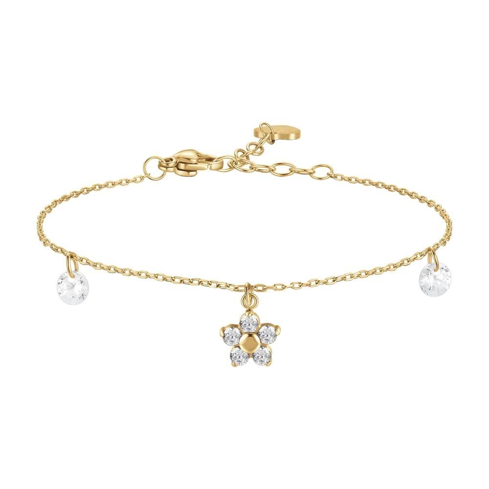 Luca Barra - Bracciale Fiore - Acciaio Oro
