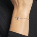 Luca Barra - Bracciale Stella - Acciaio - Zircone