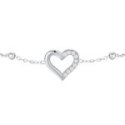 Luca Barra - Bracciale Cuore - Acciaio - Zircone