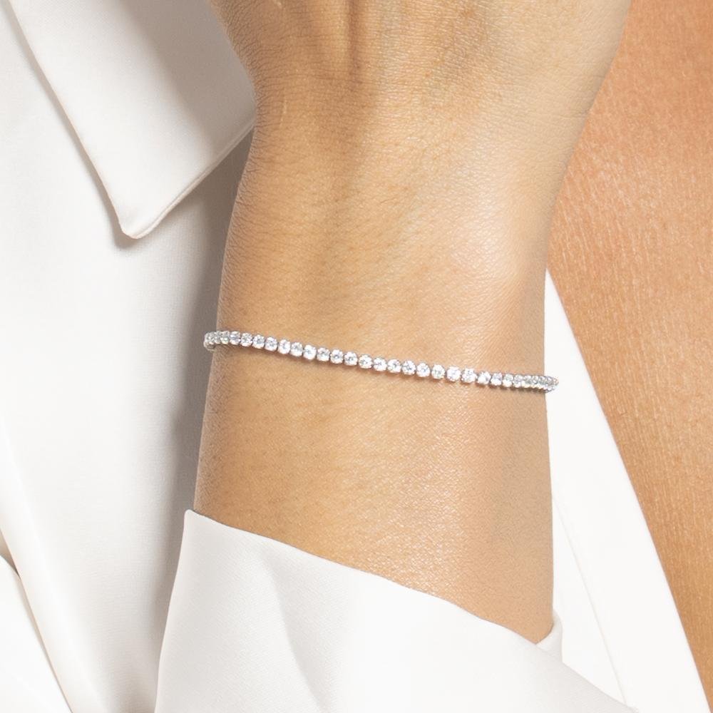 Luca Barra - Bracciale Tennis - Zirconi Bianchi