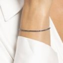 Luca Barra - Bracciale Tennis - Acciaio - Zirconi Neri