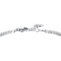 Luca Barra - Bracciale Tennis - Acciaio - Zirconi Neri