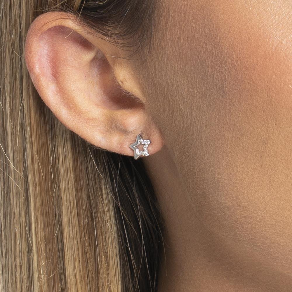 Luca Barra - Mono Orecchino Stella - Acciaio