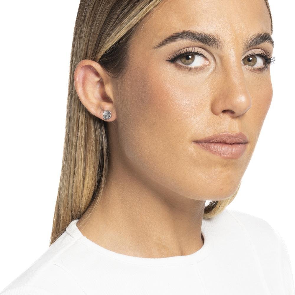 Luca Barra - Mono Orecchino Quadrifoglio - Acciaio