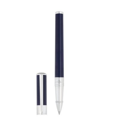 St Dupont - Penna Roller Initial - Blu - Lacca