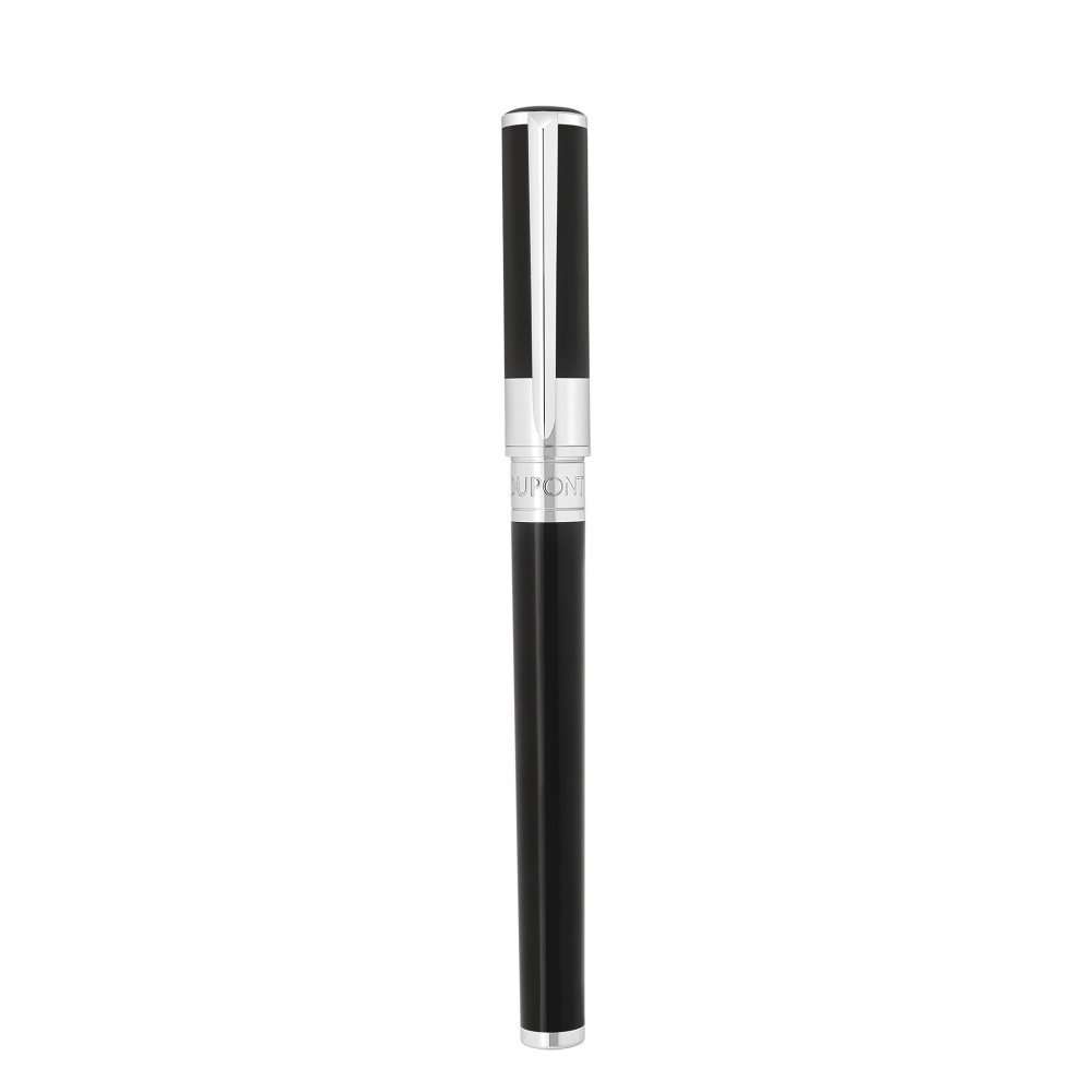 St Dupont - Penna Roller Initial - Lacca Nera - Cromata