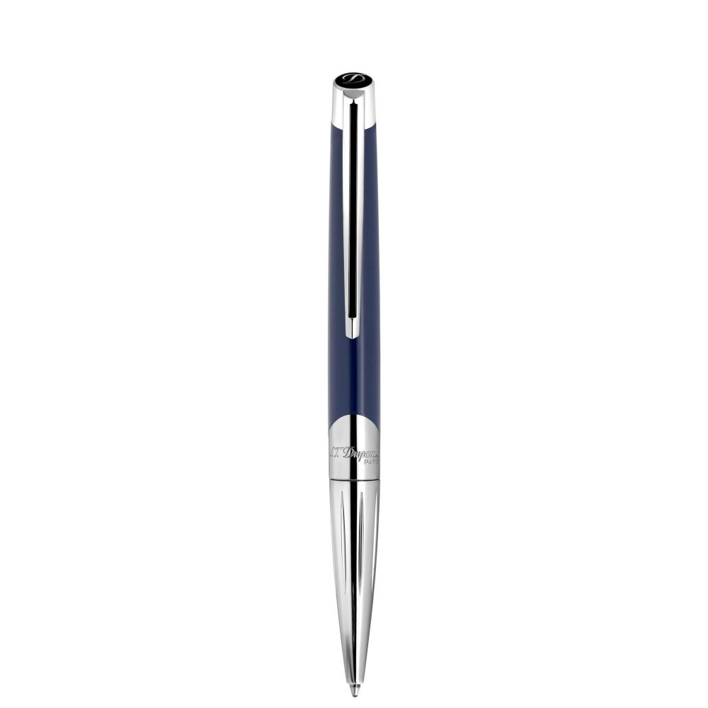 St Dupont - Stylo Défi Millenium - Ottone - Blu