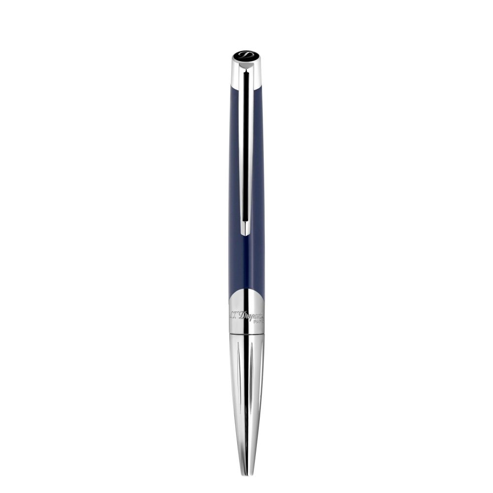 St Dupont - Stylo Défi Millenium - Ottone - Blu