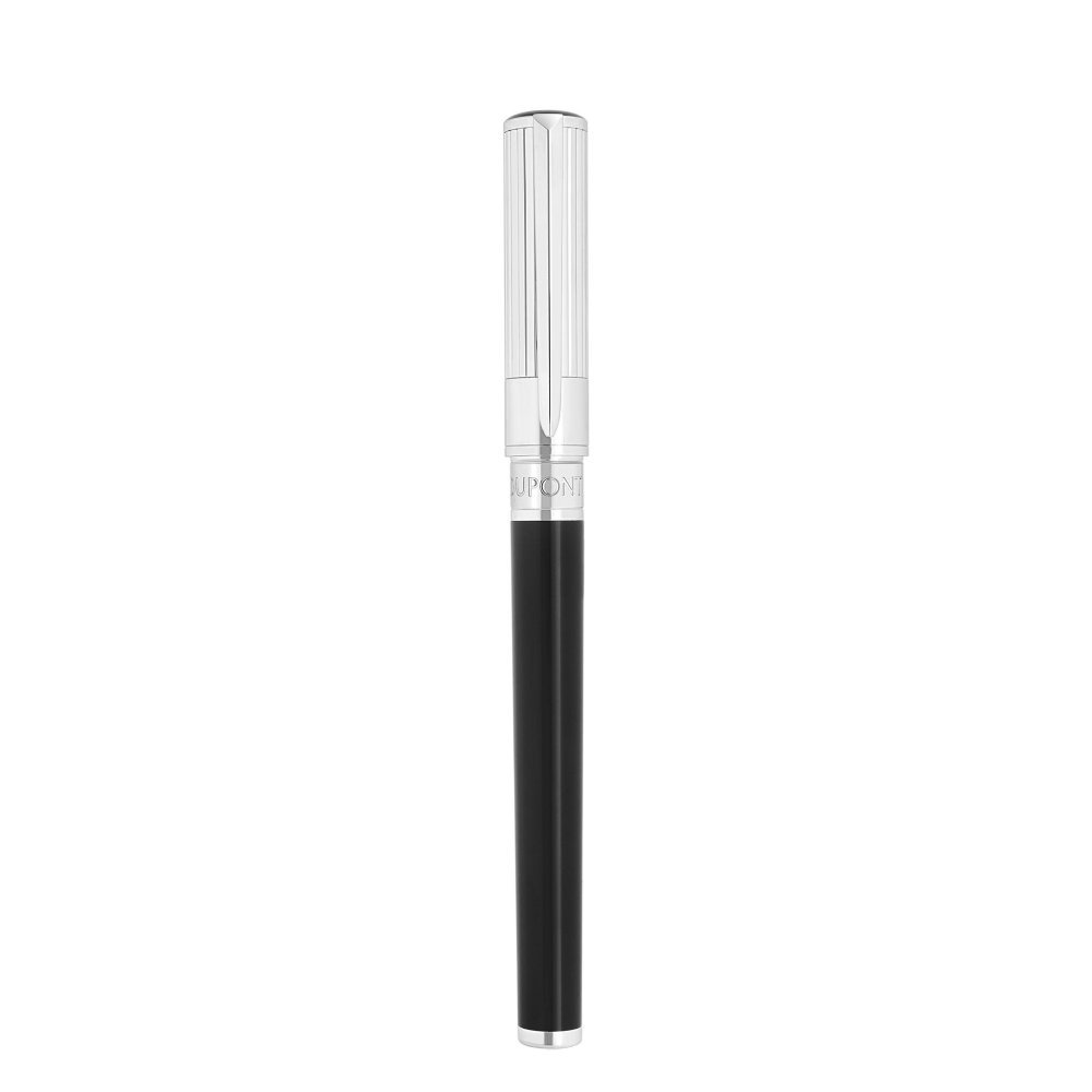 St Dupont - Penna Roller Initial - Lacca Nera - Cromate