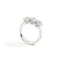Recarlo - Anello Trilogy - Oro Bianco - Diamanti