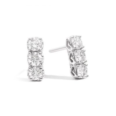 Recarlo - Orecchini In Oro Bianco - Diamante