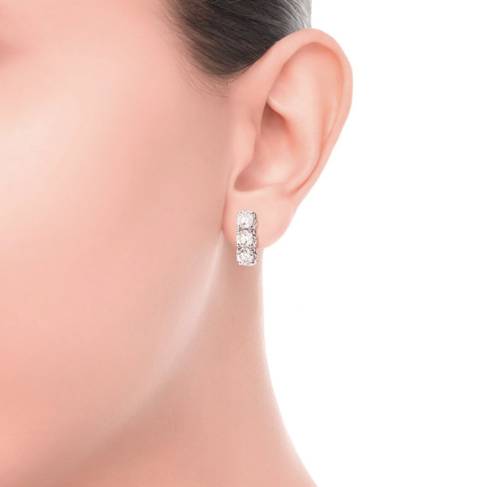 Recarlo - Orecchini In Oro Bianco - Diamante