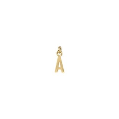 Rue Des Mille - Ciondolo Lettera A - Oro 18Kt