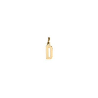 Rue Des Mille - Ciondolo Lettera D - Oro 18Kt