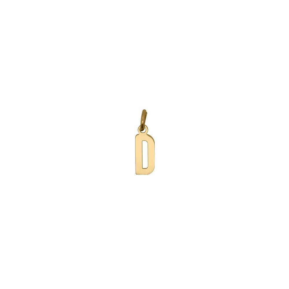 Rue Des Mille - Ciondolo Lettera D - Oro 18Kt
