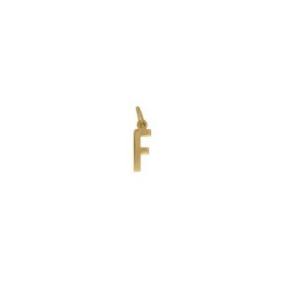 Rue Des Mille - Ciondolo Lettera F - Oro 18Kt