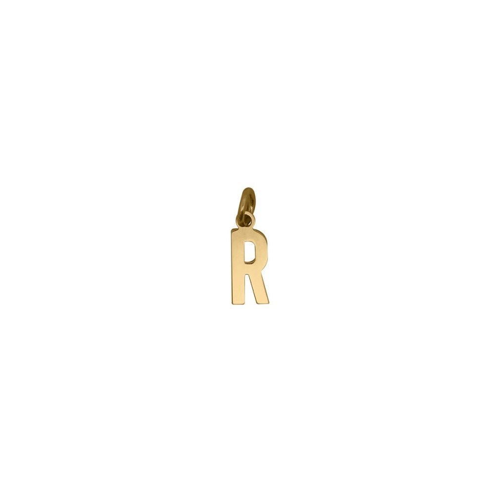 Rue Des Mille - Ciondolo Lettera R - Oro 18Kt