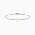 Kidult - Bracciale Cuore Oro 9Kt - Unisex - Acciaio