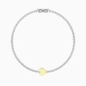 Kidult - Bracciale Cuore Oro 9Kt - Unisex - Acciaio