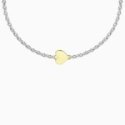 Kidult - Bracciale Cuore Oro 9Kt - Unisex - Acciaio