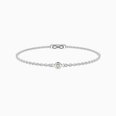 Kidult - Bracciale Diamante Lab-Grown - Acciaio