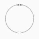 Kidult - Bracciale Quadrifoglio - Acciaio Unisex