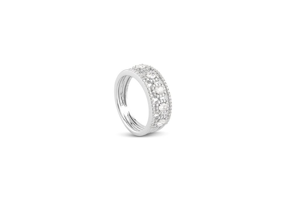 Salvini - Anello Classico - Oro Bianco - Diamante