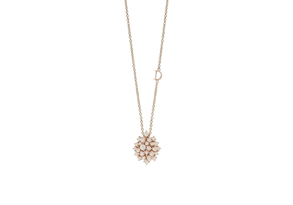Damiani - Collierino Mimosa - Oro Rose - Diamante