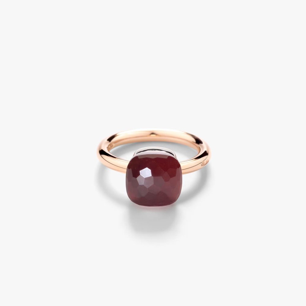 Pomellato - Anello Nudo Classic - Oro Rosa - Granato