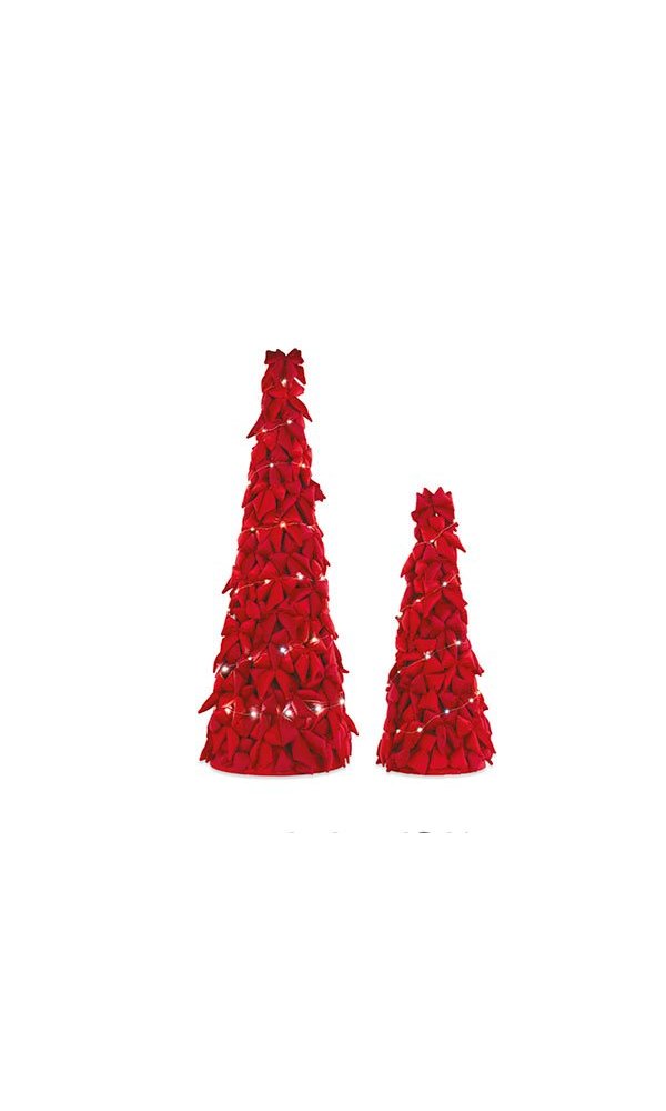 Cartai Bassanesi - Alberi Fiocchi Velluto - Rosso