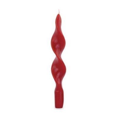 Cartai Bassanesi - Candele Torciglione Rosse - Set Di 2