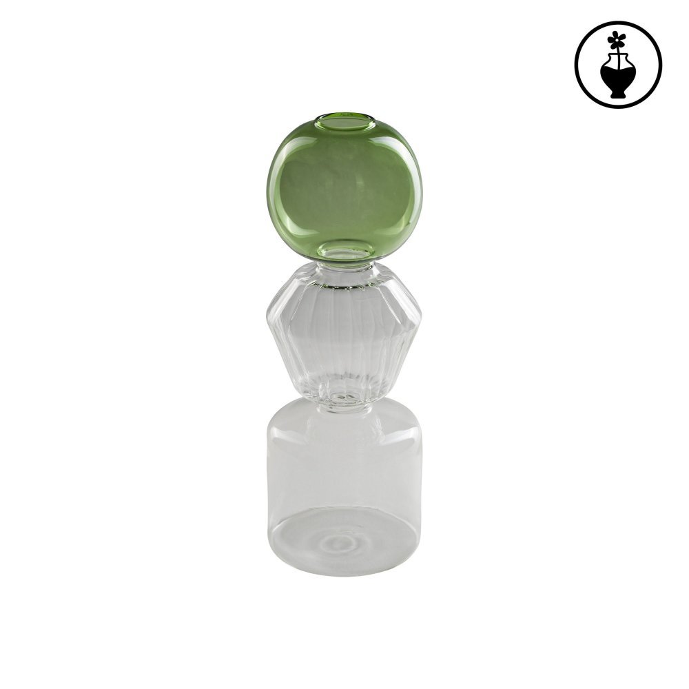 Rituali Domestici - Vaso Monofiore L Verde - Vetro