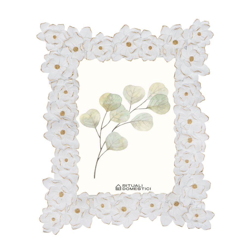 Rituali Domestici - Portafoto Magnolia - Resina - 25X3X30H