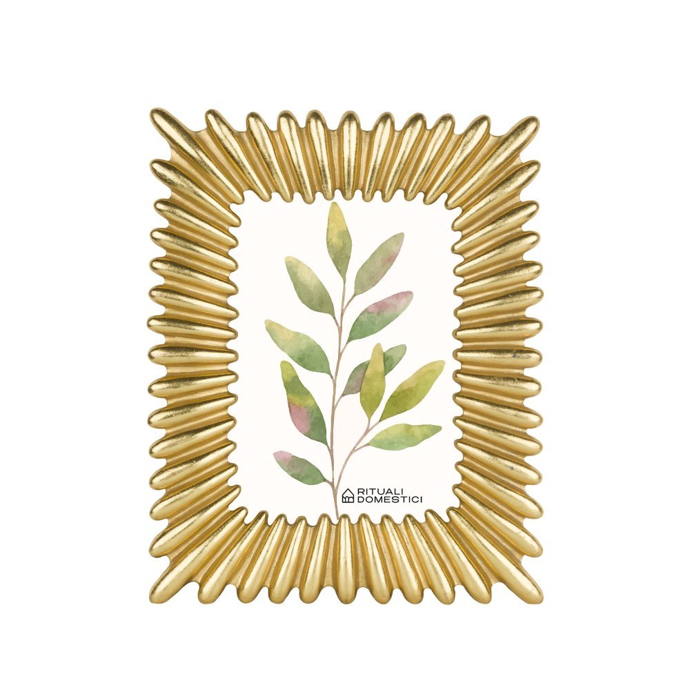 Rituali Domestici - Portafoto Raggi - Resina - 20,6X2,3X25 Cm