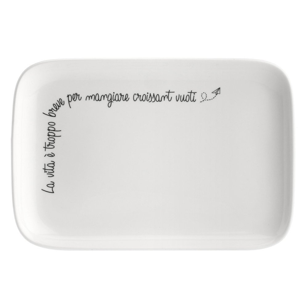 Rituali Domestici - Piatto Rettangolare - Porcellana