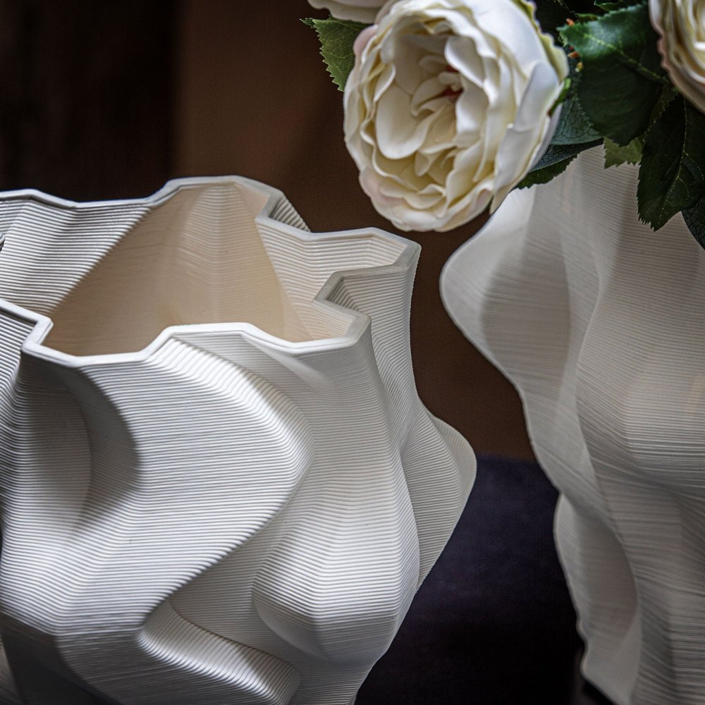 Rituali Domestici - Vaso Deco Origami M - Ceramica