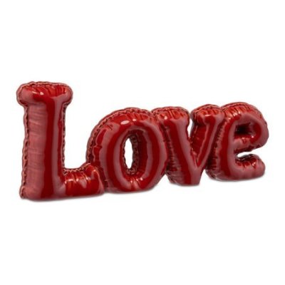 Rituali Domestici - Decorazione Love - Set Da 2 - Ceramica