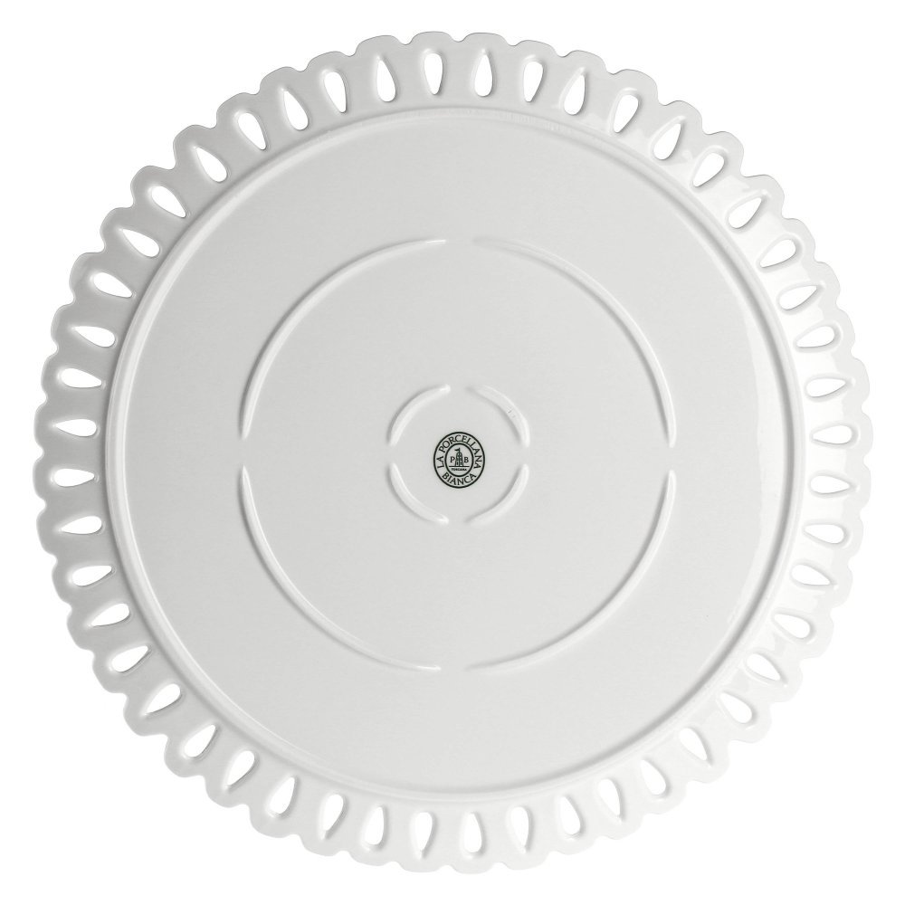 La Porcellana Bianca - Piatto Torta Traforato - Porcellana