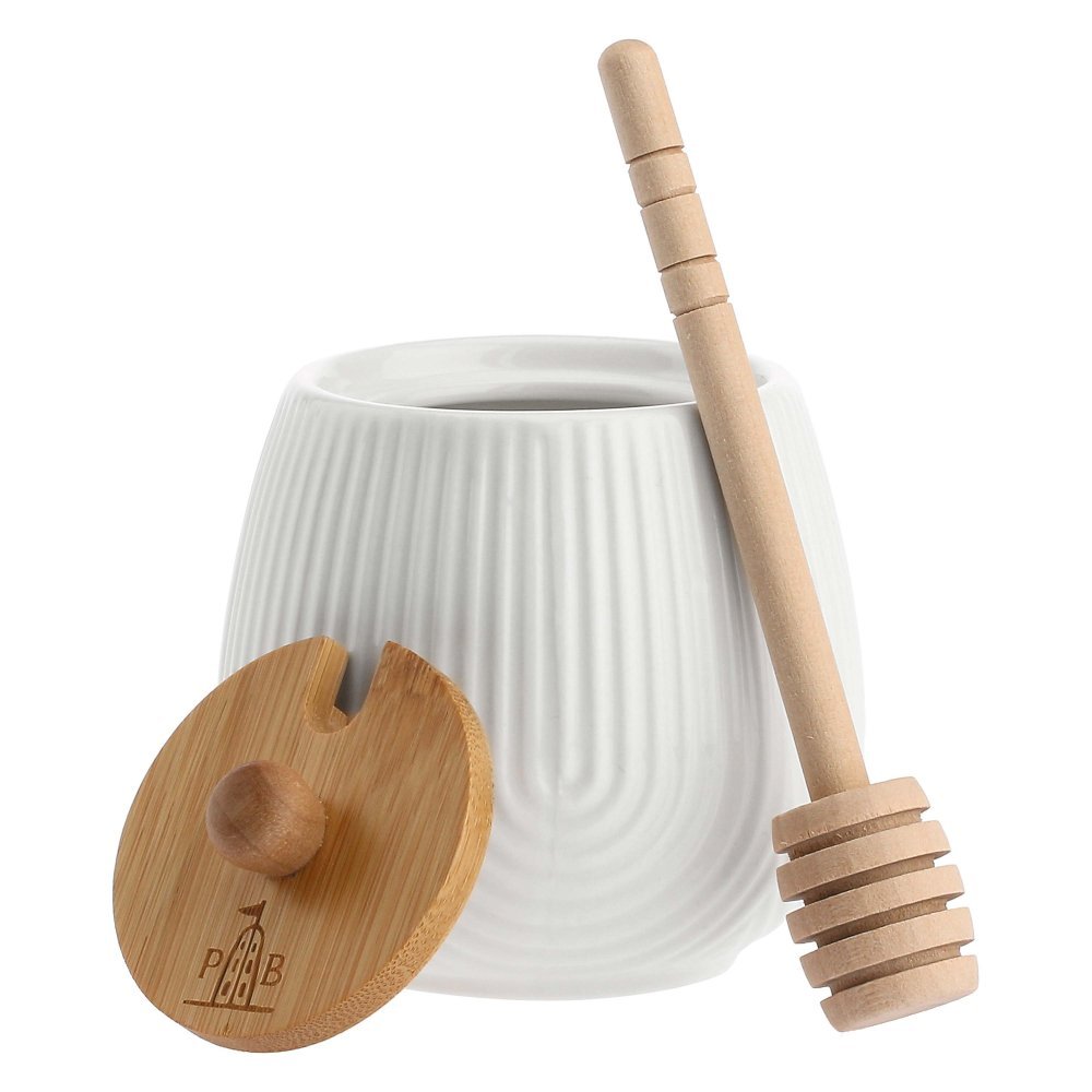 La Porcellana Bianca - Mieliera Righe - Porcellana