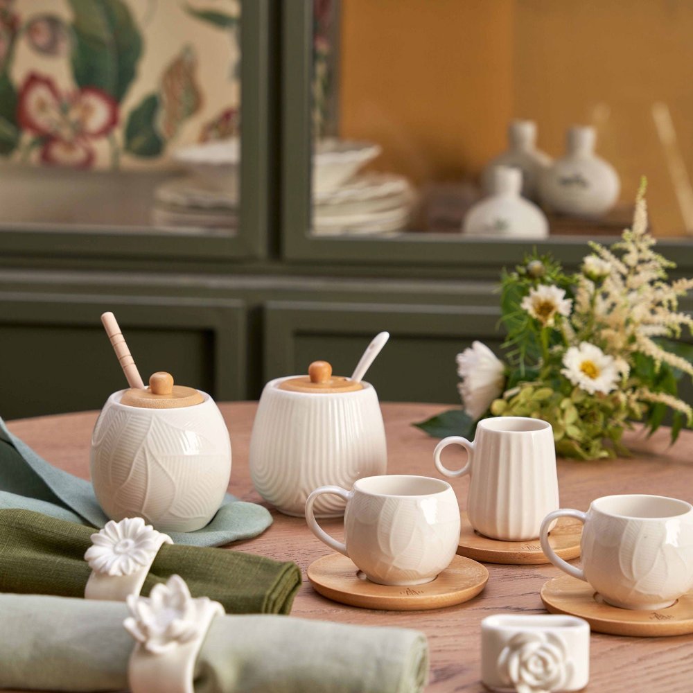 La Porcellana Bianca - Mieliera Foglie - Porcellana