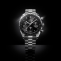 Omega - Speedmaster 38 Mm - Acciaio - Nero